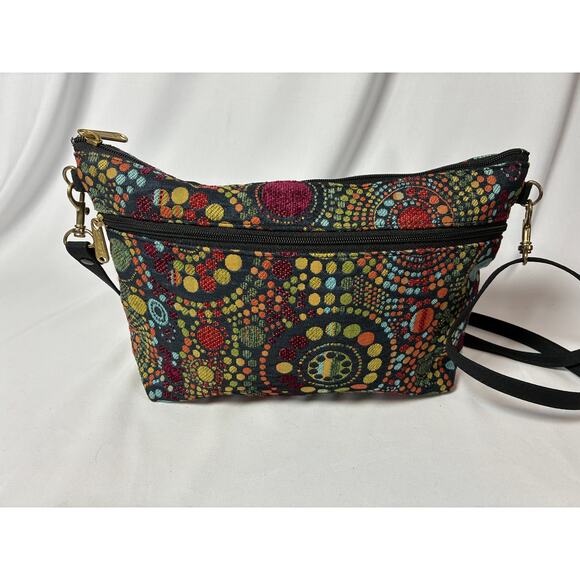 Danny K Tapestry Crossbody Purse Multicolor Boho Made in USA - Picture 2 of 10